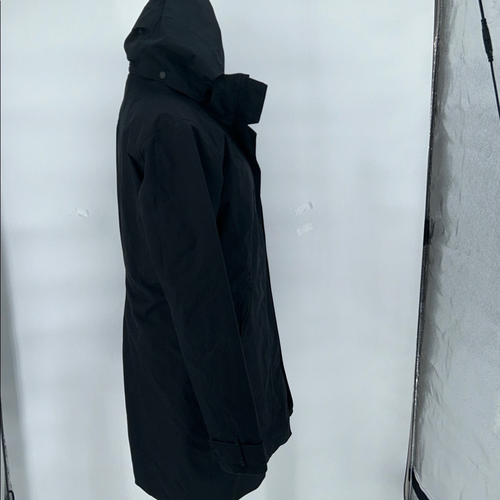 Patagonia Women's Vosque 3-in-1 Parka Black Trench Coat Size M - Picture 7 of 15